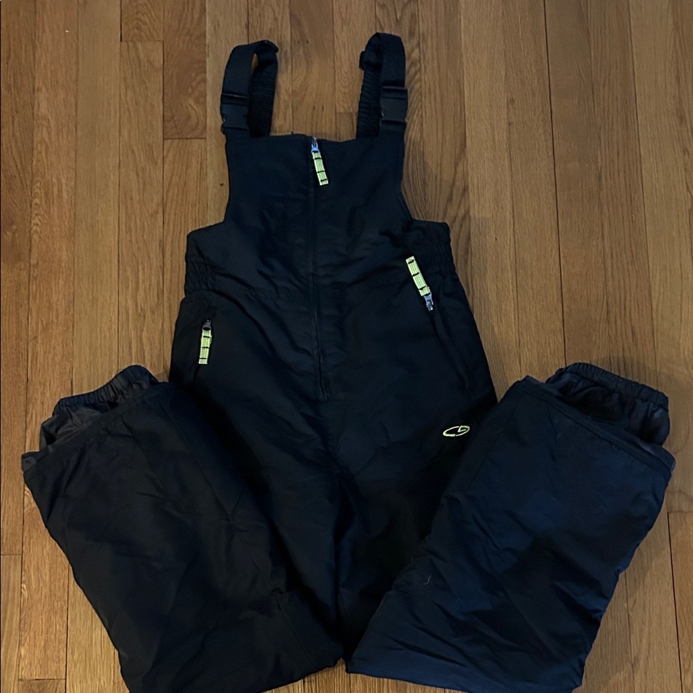 Champion Kids Black Snow Bib Unisex